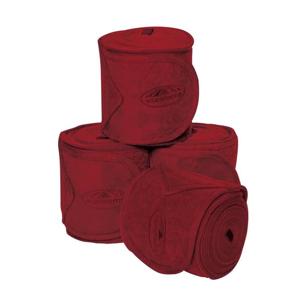 Weatherbeeta Fleece Bandages (Pack of 4) Maroon 3.5m