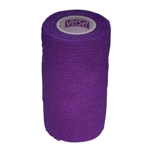 WrapTec Cohesive Bandage Purple 100mm