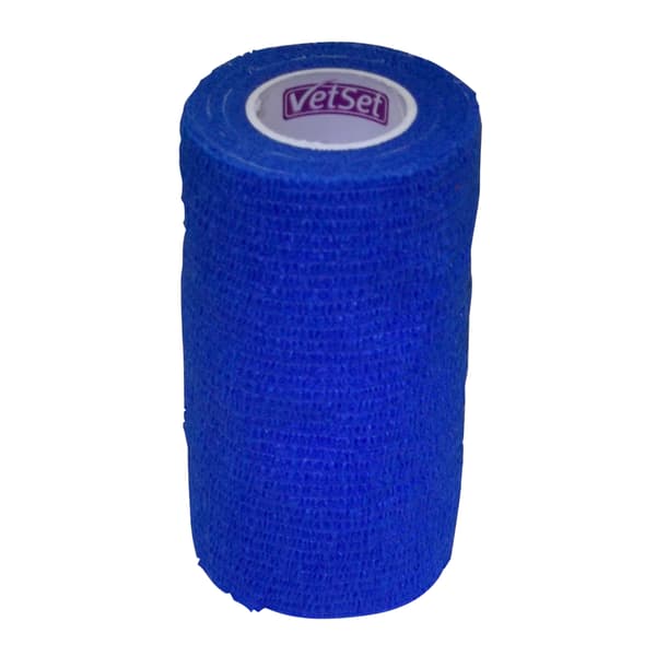 WrapTec kohesivt bandage Blue 100mm