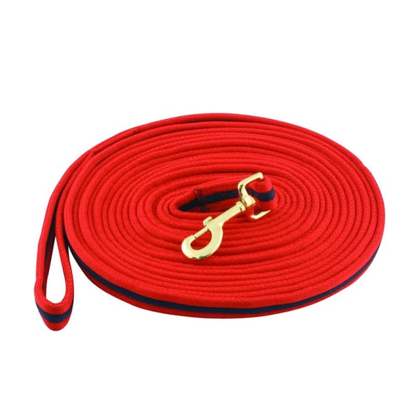 Kincade Tvåfärgad, vadderad lunga med tygel Navy/Red One Size
