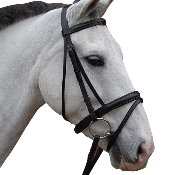 Hy Padded Flash Bridle with Rubber Grip Reins