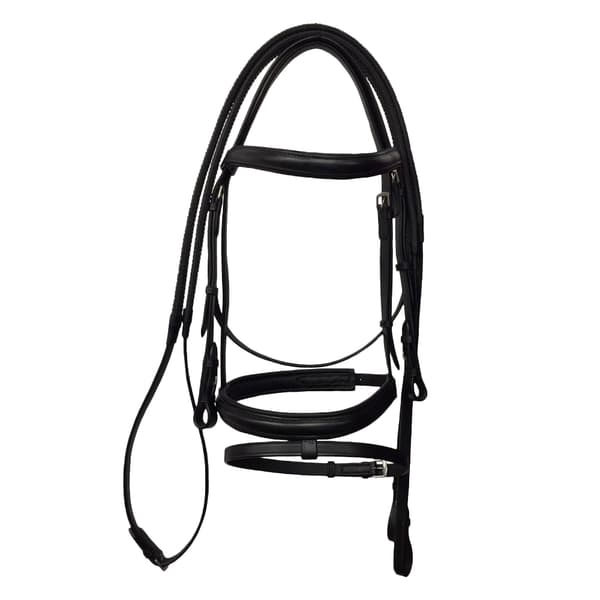 Kincade Læder Flash Bridle II Black Warmblood