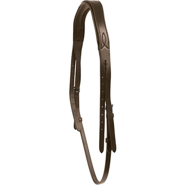 Collegiate Läder Mono Crown huvudstycke