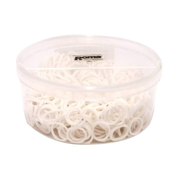Roma Plait Aid Rubber Bands (Tub Of 800) White One Size