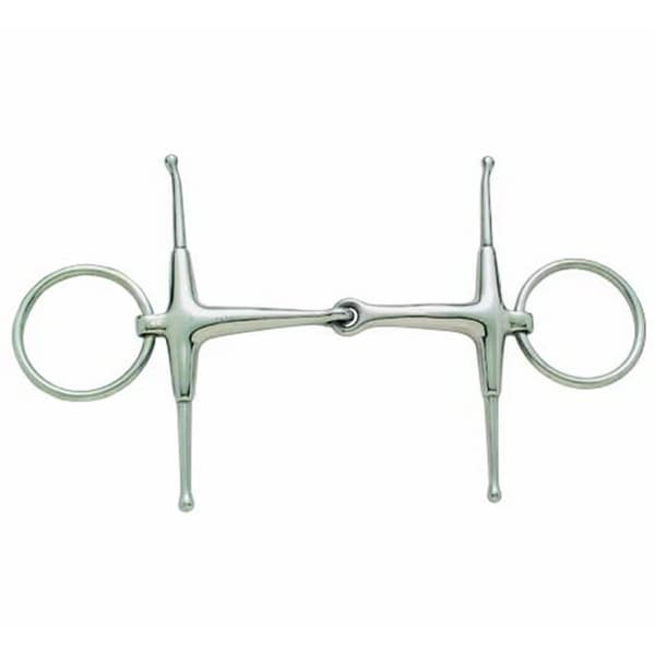 Korsteel Rostfritt stål med ledad Fulmer Snaffle Bit