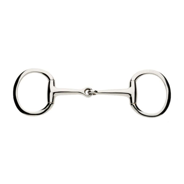 Lorina Single Jointed Eggbutt Snaffle Silver 4in
