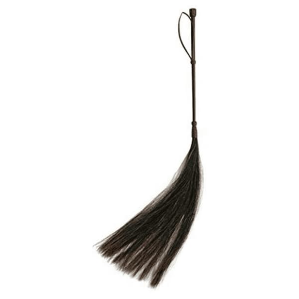 MacTack Leather Fly Whisk Brown One Size
