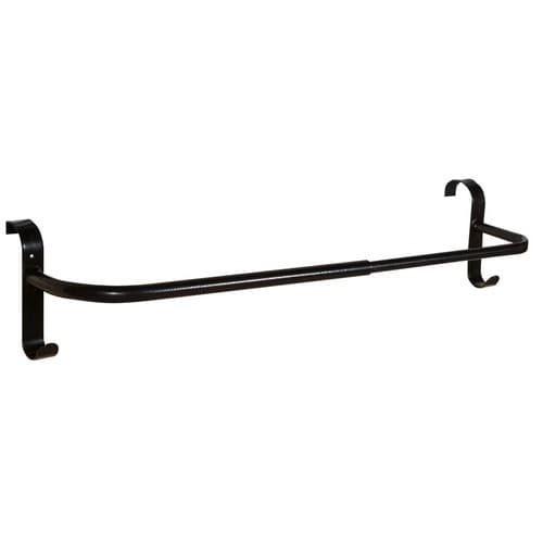 Stubbs Extendable Hook-On Rug Rail S8895 Black One Size