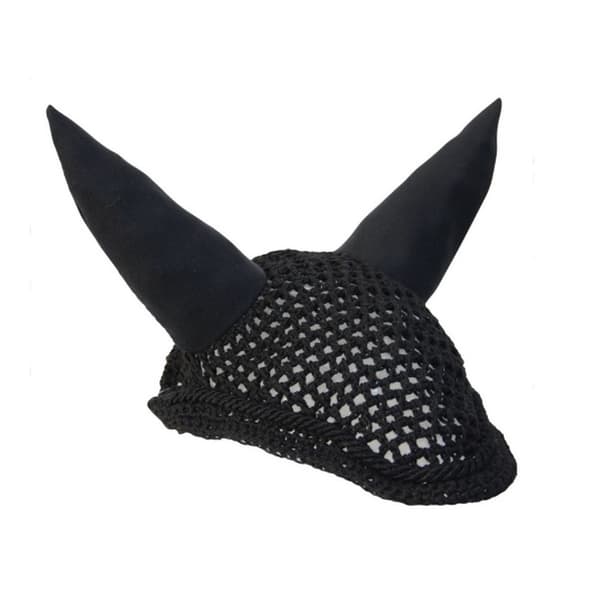 Hy Showjump Fly Veil Black Pony/Cob