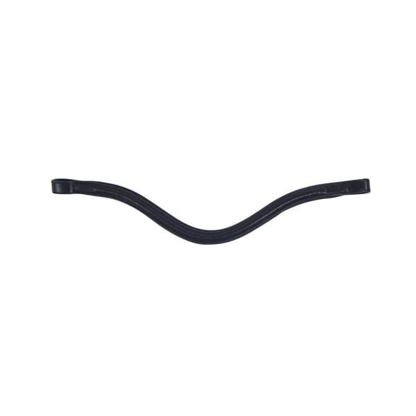 Collegiate Leather Curved Raised Browband IV