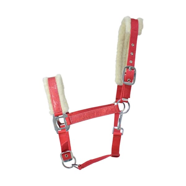 Hy julemandens hovedhalsbånd Red Sparkle Pony