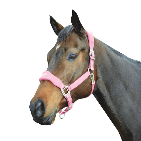 Roma Fleece Shaped Headcollar Berry Pony