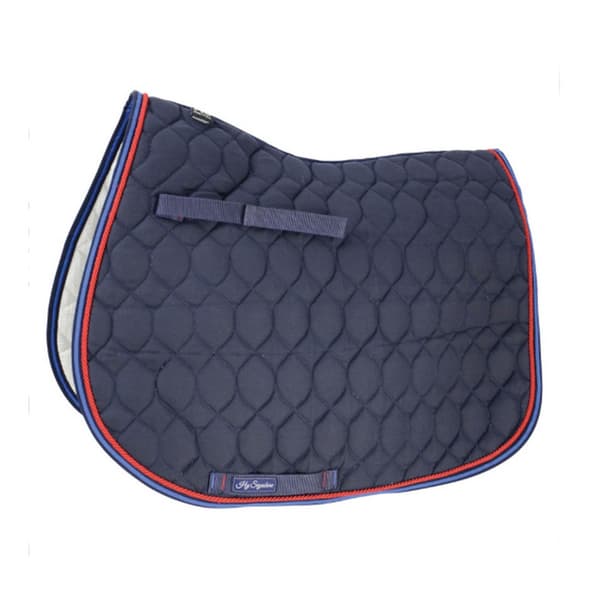 Hy Signature GP-sadelunderlag Navy/Red/Blue Cob/Full