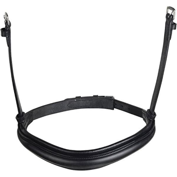 Collegiate Leather Mono Crown Cavesson Noseband Black Full