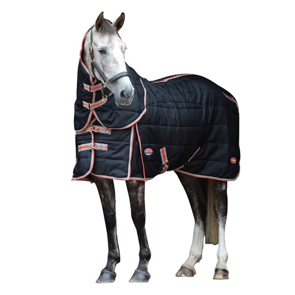 Weatherbeeta Comfitec Channel Quilt Therapy Tec Detach-a-neck Medium Rug Black/Silver/Red 5ft 6