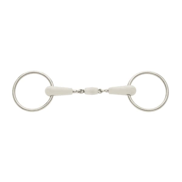 Lorina Flexi Peanut Joint Loose Ring Snaffle Silver 6in