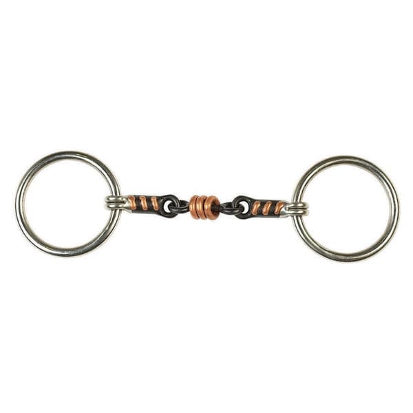 Lorina Sweet Iron Roller Link Loose Ring Snaffle