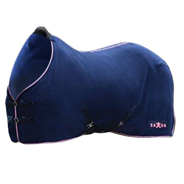 Saxon Element Standard Neck Polar Fleece Rug Navy/Pink 4ft