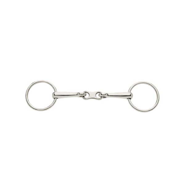 Lorina French Link Loose Ring Bradoon Silver 5.5in