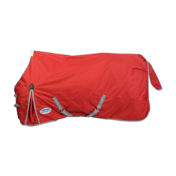 Weatherbeeta Comfitec Lite Classic Standard Neck Turnout Rug Red/Silver/Navy 4 ft