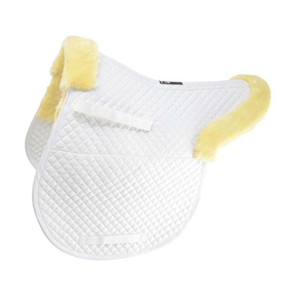 HySPEED Fab Fleeceforet Numnah White One Size