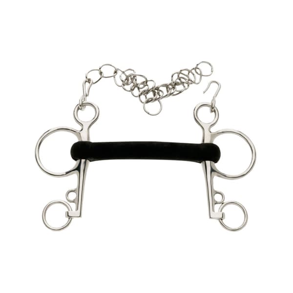 Lorina Hard Rubber Mullen Mouth Pelham Silver/Black 6.5in