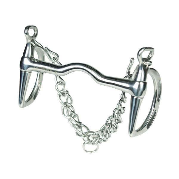 Lorina Uttoxeter Slotted Kimblewick Silver 6in