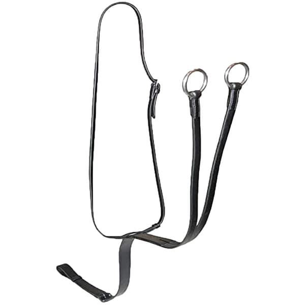 Whitaker Lynton Leather Running Martingale Black Cob