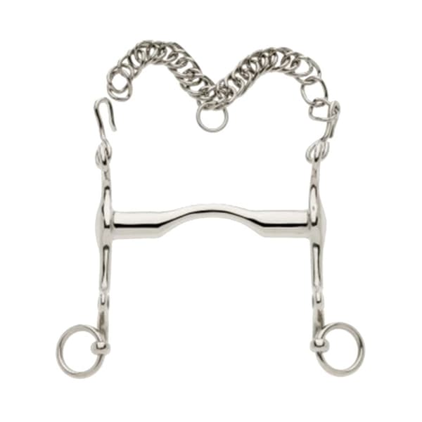 Lorina Fixed Cheek Dressage Weymouth Silver 6in