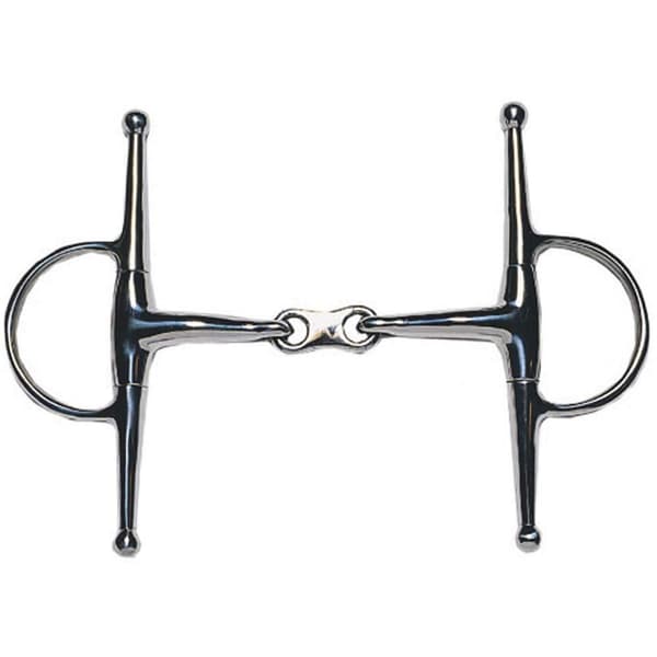 Jp Korsteel Stainless Steel French Link Full Cheek Snaffle Bit