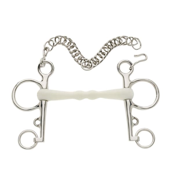 Lorina Flexi Mullen Mouth Pelham Silver 6in