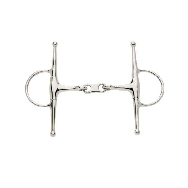 Lorina French Link Snaffle med full kind Silver 5.5in