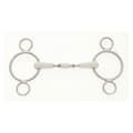 Miniatyrbilde 2 av 2: Lorina Flexi Peanut Joint 2 Ring Continental Horse Gag
