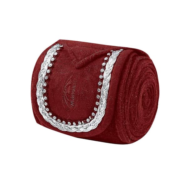 Weatherbeeta Fleece Bling Bandage For Horses (Set Of 4)