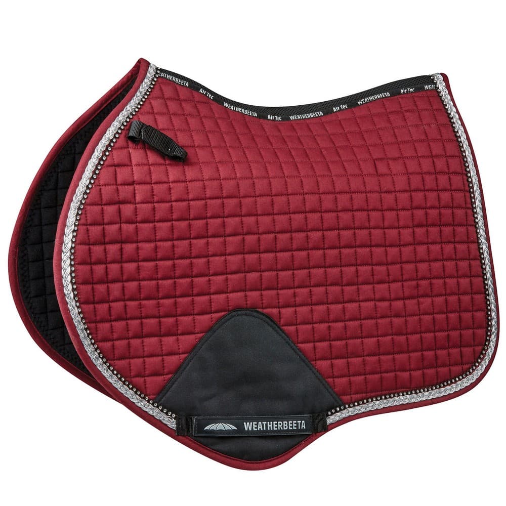 Weatherbeeta Prime Bling Jump Shaped Saddle Pad för hästar