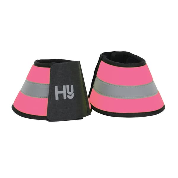 HyVIZ Reflector Horse Overreach Boots Pink Pony