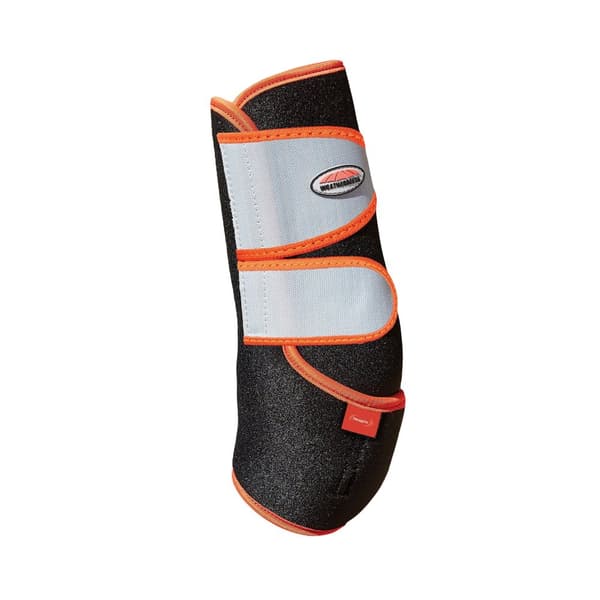 Weatherbeeta Therapy-Tec Horse Boots Black/Silver/Red Full