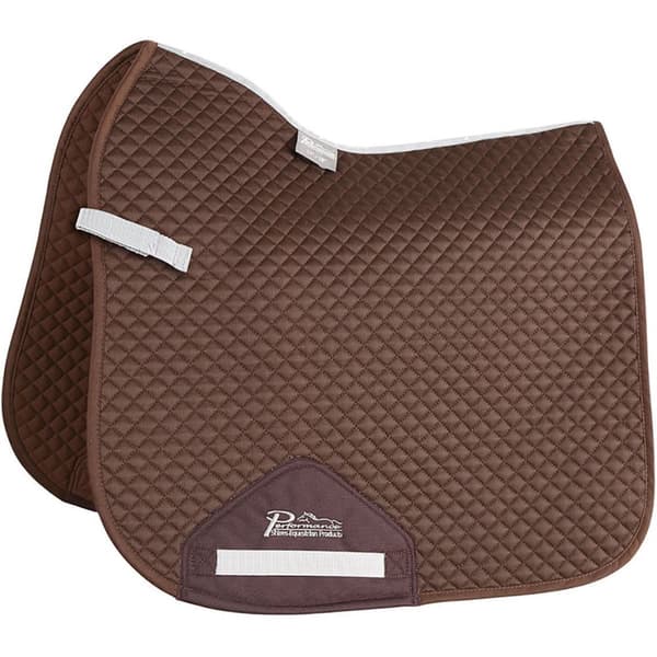 Performance Dressage Horse Saddlecloth Brown 17in - 18in