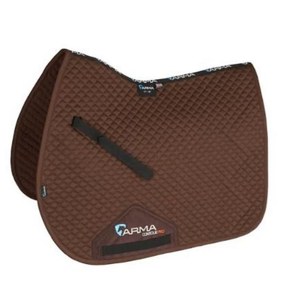Performance Horse Saddlecloth Brown 15in - 16.5in