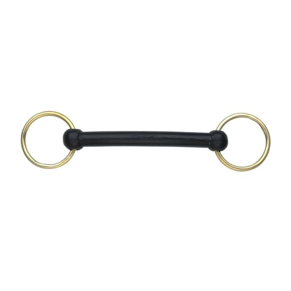 Shires Overcheck Rubber Horse Bradoon Bit