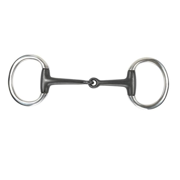 Shires Flat Horse Eggbutt Snaffle Bit
