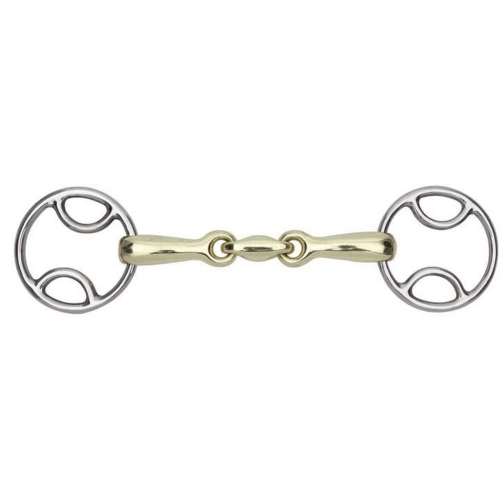 Shires Mässing Lozenge Horse Bevel Bit