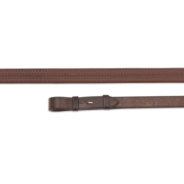 Aviemore Nylon Insert Leather Horse Rubber Reins