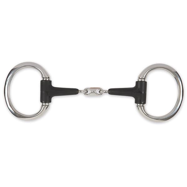 Equirubber Equikind+ Peanut Link Horse Eggbutt Snaffle Bit