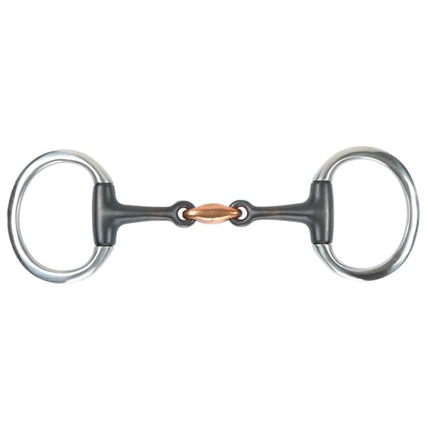 Shires Flad Sweet Iron Lozenge hest Eggbutt Snaffle Bit