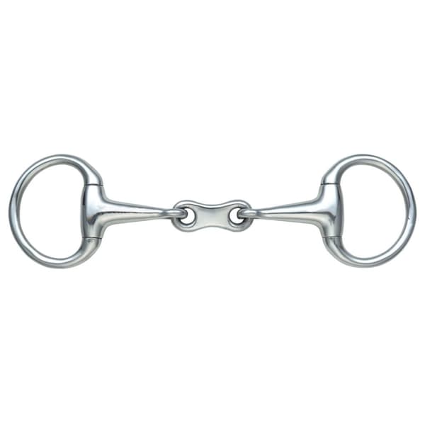 Shires Fransk länk häst Eggbutt Snaffle Bit