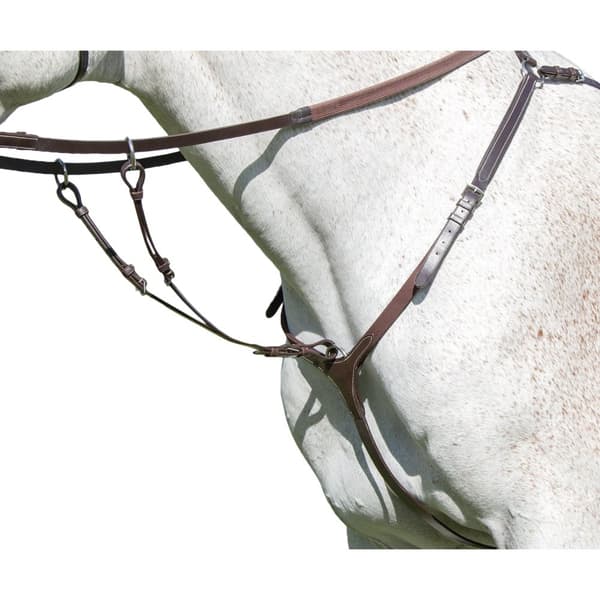 Avignon Leather Horse Breastplate Havana Pony