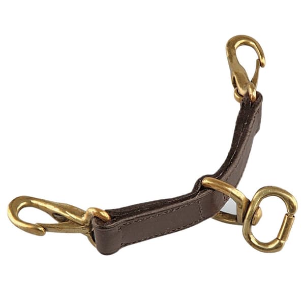 Blenheim Newmarket Leather Horse Bit Attachment Havana 28cm
