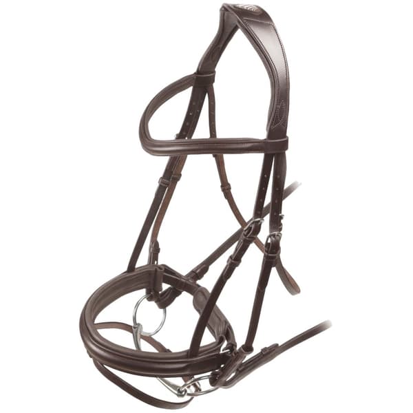 Velociti Raised Flash Leather Horse Bridle
