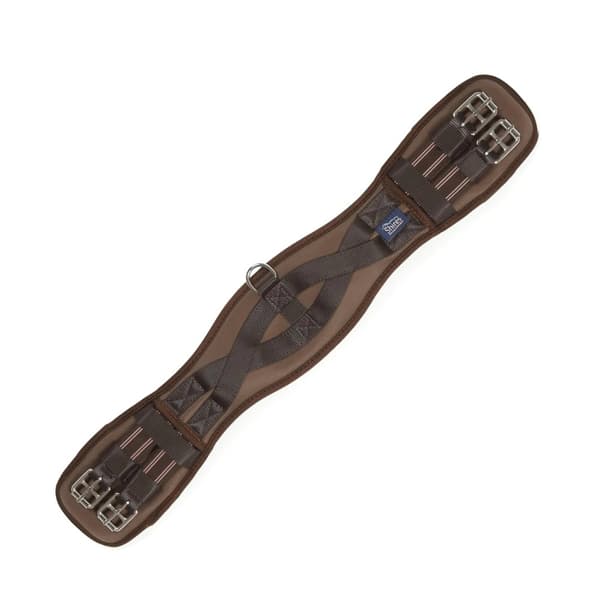 Shires Memory Foam Horse Dressage Girth Brown 22in